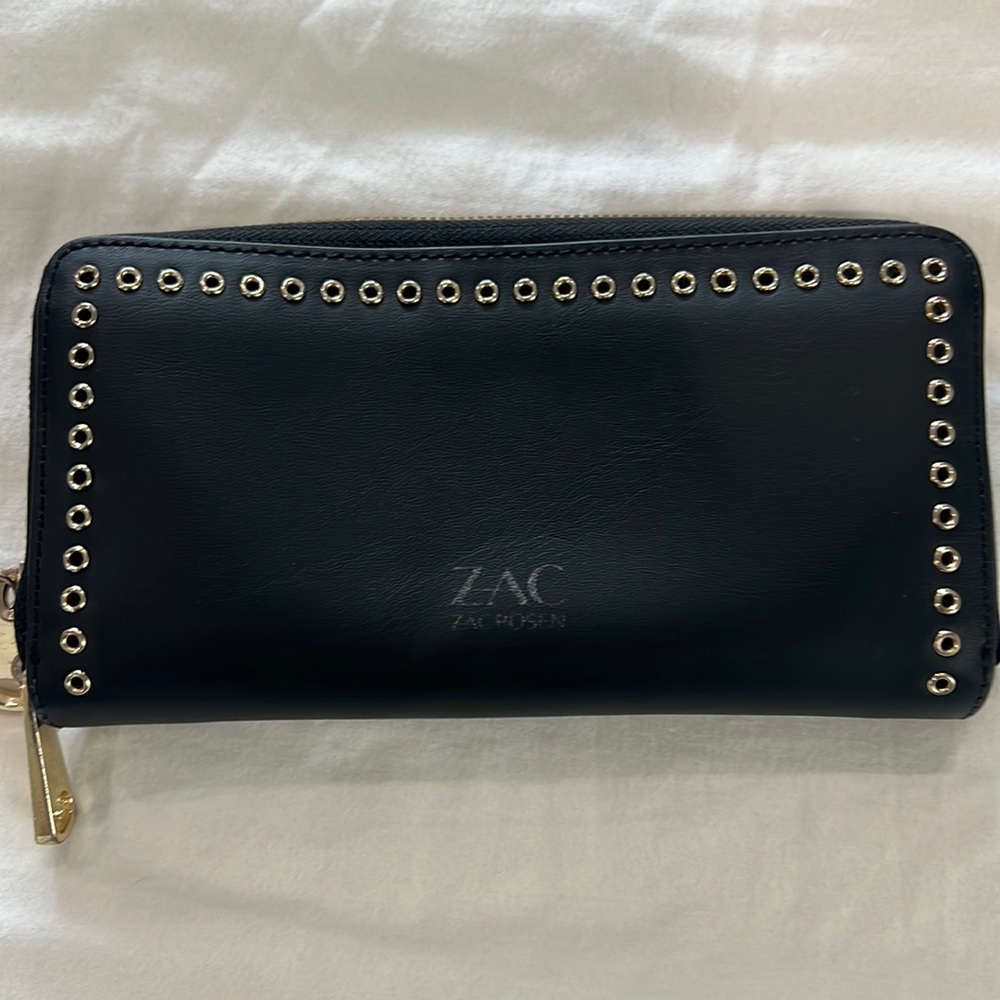 Zac Posen Black Leather wallet